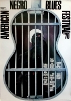 AMERICAN NEGRO BLUES - 1970 - Plakat - Günther Kieser - Poster