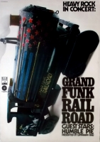 GRAND FUNK RAILROAD - 1971 - Plakat - Humble Pie - Günther - Kieser - Poster