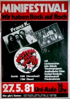 FESTIVAL DER JUGEND - 1981 - Plakat - Franz K - Cats - Poster - Dortmund