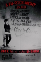 FU ROCK NIGHT 3. - 1981 - Plakat - Zeitgeist - Avis Davis - Poster - Berlin