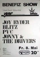 BENEFIZ SHOW - CANNABIS - 1981 - Plakat - PVC - Blitz - Poster - Berlin