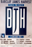 BARCLAY JAMES HARVEST - 1987 - Tourplakat - Concert - Face to Face - Tourposter