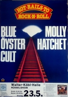 BLUE YSTER CULT - 1982 - Molly Hatchet - In Concert - Poster - Rsselheim