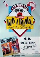 KID CREOLE - 1983 - Plakat - In Concert - Malibu Tour - Poster - Berlin