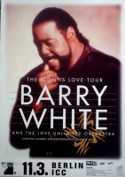 WHITE, BARRY - 1995 - Live In Concert - Icon Is Love Tour - Poster - Berlin