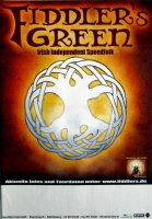 FIDDLERS GREEN - 2002 - Plakat - Live In Concert - Folk Raider Tour - Poster