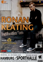 KEATING, RONAN - BOYZONE - 2002-10 - Live In Concert - Poster - Hamburg