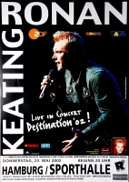 KEATING, RONAN - BOYZONE - 2002-05 - Live In Concert - Poster - Hamburg