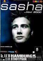 SASHA - 2000 - Live In Concert Tour - Poster - Hamburg
