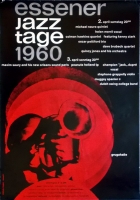 ESSENER JAZZ TAGE - 1960 - Plakat - Jazz - Günther Kieser - Poster - Essen