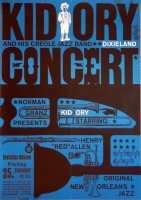 ORY, KID - 1959 - Plakat - Jazz - Günther Kieser - Michel - Poster - München