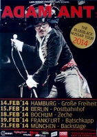 ADAM ANT - 2014 - Plakat - In Concert - Blueblack Husar Tour - Poster
