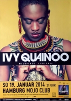 QUAINOO, IVY - 2014 - Konzertplakat - Wildfires - Tourposter - Hamburg