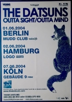 DATSUNS - 2004 - Tourplakat - Concert - Outta Sight - Outta Mind - Tourposter