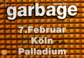 GARBAGE - 1999 - Konzertplakat - Concert - Tourposter - Kln