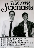 WE ARE SCIENTISTS - 2010 - Tourplakat - Concert - Barbara - Tourposter