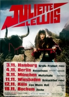 LEWIS, JULIETTE - 2009 - Tourplakat - Concert - Terra Incognita - Tourposter