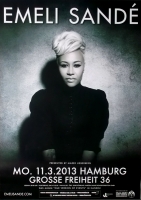 SANDE, EMELI - 2013 - In Concert - Our Version of Events Tour - Poster - Hamburg