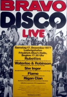 BRAVO DISCO - 1977 - Rubettes - Siw Inger - Waterloo - Poster - Ludwigshafen