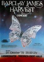 BARCLAY JAMES HARVEST - 1978 - Konzertplakat - Tourposter - Ludwigshafen