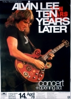 LEE, ALVIN - TEN YEARS AFTER - 1978 - Konzertplakat - Tourposter - Mannheim