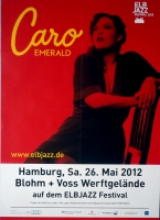 EMERALD, CARO - 2011 - Plakat - In Concert Tour - Poster - Hamburg