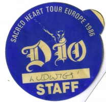 DIO - 1986 - Pass - Sacred Heart - Staff