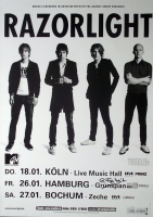 RAZORLIGHT - 2007 - Tourplakat - In Concert - Tourposter