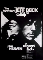 BECK, JEFF - 1972 - Plakat - Gnther Kieser - Poster - Frankfurt