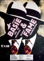BASIE, COUNT - 1968 - Plakat - Geogie Fame - Gnther Kieser - Poster - Frankfurt