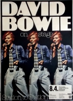 BOWIE, DAVID - 1976 - Plakat - Gnther Kieser - Poster - Dsseldorf