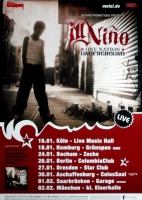 ILL NINO - 2005 - Tourplakat - One Nation Underground - Tourposter