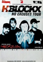 H-BLOCKX - 2004 - Plakat - Live In Concert - No Excuses Tour - Poster