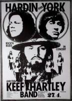 HARDIN & YORK - 1971 - Plakat - Hartley - Concert - Kieser - Poster - Hamburg