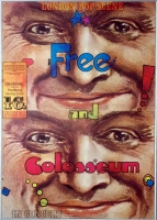 FREE - COLOSSEUM - 1970 - Plakat - Günther Kieser - Poster - Hannover