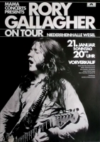 GALLAGHER, RORY - 1973-01 - Konzertplakat - Concert - Tourposter - Wesel