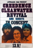 CREEDENCE CLEARWATER REVIVAL - 1971 - Plakat - Gnther Kieser - Poster