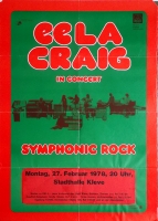 EELA CRAIG - 1978 - In Concert - Symphonic Rock in Concert Tour - Poster - Kln