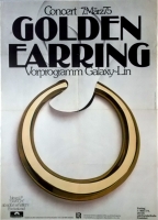 GOLDEN EARRING - 1975 - Plakat - Günther Kieser - Poster - Frankfurt