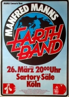 MANFRED MANN - 1976 - Plakat - In Concert - Slolar Fire Tour - Poster - Kln