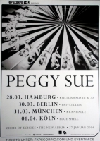 PEGGY SUE - 2014 - Tourplakat - In Concert - Choir of Echos - Tourposter