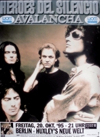 HEROES DEL SILENCIO - 1995 - Live In Concert - Avalancha Tour - Poster - Berlin