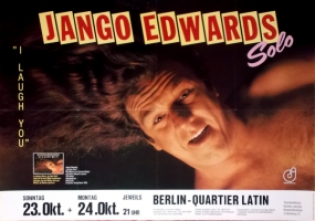 EDWARDS, JANGO - 1983 - Konzerplakat - Clown Power - Tourposter - Berlin