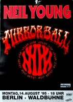 YOUNG, NEIL - 1995 - Plakat - In Concert - Mirrorball Tour - Poster - Berlin