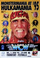 HULK HOGAN - 1995 - Hulkamania - Wrestling - Poster - Frankfurt