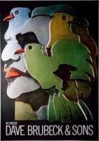 BRUBECK, DAVE & SONS - 1974 - Plakat - Gnther Kieser - Poster