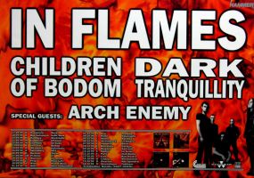 IN FLAMES - 1999 - Tourplakat - Children of Doom - Tourposter