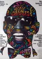 CHARLES, RAY - 1968 - Plakat - Gnther Kieser - Poster - Frankfurt
