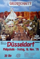 GROBSCHNITT - 1979 - Plakat - Merry Go Round Tour - Poster - Dsseldorf