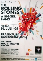 ROLLING STONES - 2006-06-14 - Plakat - Bigger Bang - Poster - Frankfurt - (Z) A0